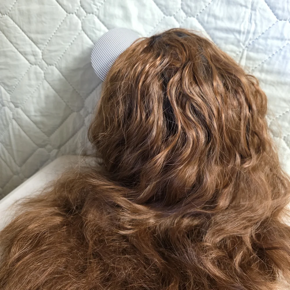 Real Long Wavy Baseball Cap with Hair Hat Hair Extensions Full Head